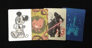 Disney Rewards Edición Especial Obra de Arte Mate Postales Set de 4 Groot Darth Vader - Imagen 1 de 2