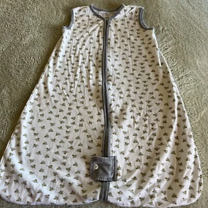 Burts Bees Blanco Gris Amarillo Abejas Unisex Envoltura para Dormir Pequeño 0-6 Meses - Imagen 1 de 9