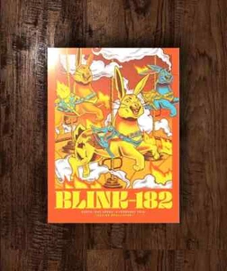 Blink-182 Perth RAC Arena 2/8/2024 Official Show Concert Poster - Picture 1 of 1