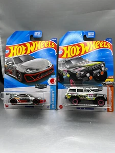Hot Wheels ( ZAMAC 2025) - "1988 Jeep Wagoneer & Subaru BRZ" - Picture 1 of 4
