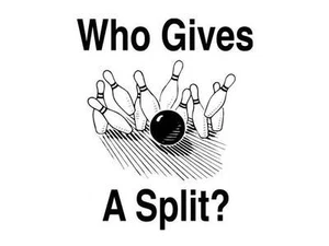 Brand New WHO GIVES A SPLIT TSHIRT Bowling ball LEBOWSKI SM-5XL - Picture 1 of 2