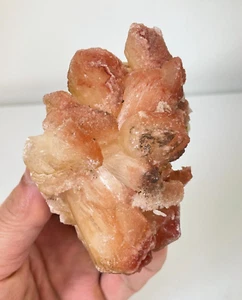 Orange-Red Stilbite Natural Crystal Cluster Rare AP627a - Picture 1 of 3
