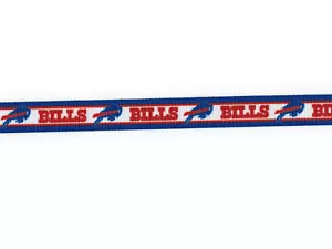 Buffalo Bills 5/8" GROSGRAIN RIBBON 1,3,5,10 YARDS FOOTBALL SHIP FROM USA - Picture 1 of 1