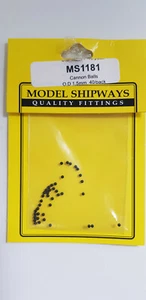 Cannonballs, Cannon Balls 1.5Mm 40 Pack MS1181 - Picture 1 of 1