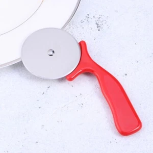 Edelstahlschneider Pizzamesser Kuchenwerkzeuge Pizzaräder Schere Ideal für - Bild 1 von 10