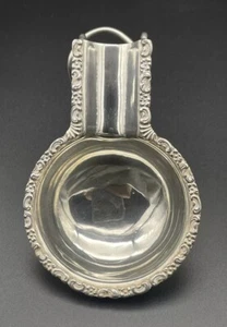 Ungewöhnlicher amerikanischer Sterlingsilber Zigarren Aschenbecher Rest Tisch Clip kein Monogramm - Bild 1 von 12