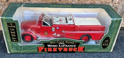 NIB 1955 Ward LaFrance Fire Truck Co 5 Bank 1/30 Scale Die-Cast ERTL - Image 1 of 4