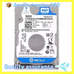 Western Digital WD5000LPVX 500GB 5400RPM SATA 2.5" Laptop HDD Hard Drive -7mm - Picture 1 of 5