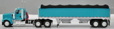 DCP/PRIMERA MARCHA ESCALA 1/64 W-900 KENWORTH CABINA CORTA CON REMOLQUE WILSON 34' GRANO Foto 1 de 4