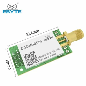 nRF24L01 EBYTE DIP E01C-ML01DP5 2.4GHz Compatible PA LNA RF Wireless Transceiver - Picture 1 of 5