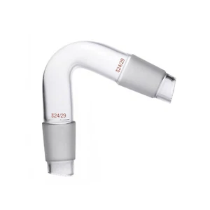 Glass Distillation Adapter,Distilling Tube,With Both 24/29 Outer Joint,75 Bend - Picture 1 of 5