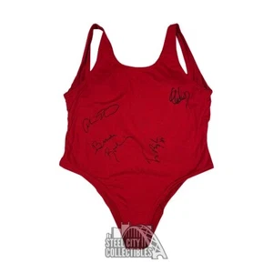 Electra, Bingham, Nolin, Roderick Autographed Baywatch Red Swimsuit -BAS(Padded) - Picture 1 of 1