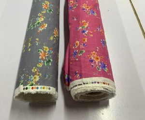 FLORAL - JAPAN DESIGN By TOKAI SENKO 100% COTTON FABRIC : 150CM WIDE : #CEC05 - Picture 1 of 9