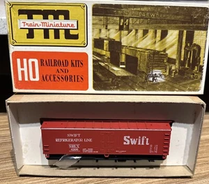 Train Miniatur HO RTR #8057 40’ Wood Reefer Swift Kühlwagen NOS - Bild 1 von 4