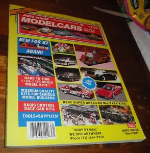RIVISTA GUIDA ACQUIRENTI AUTO E MOTORSPORT VINTAGE 1987 AUTO WORLD MODEL - Foto 1 di 2