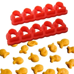 2 pack Mini Goldfish Cookie Cutter 1 Inch Hand Made in the USA by Mighty Gadget - Picture 1 of 4