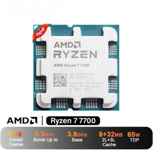 Ryzen 7 7700 CPU , R7 7700, 3.8GHz,8-Core,16-Thread, 5NM, L3=32M without Cooler - Picture 1 of 3