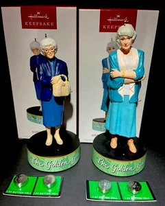 SOPHIA & DOROTHY Hallmark 2023 2022 GOLDEN GIRLS Ornaments NEW SOUND - Bild 1 von 5