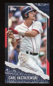CARL YASTREZEMSKI 2020 Topps Rip Baseball Mini Black Variation #06/40 SSP