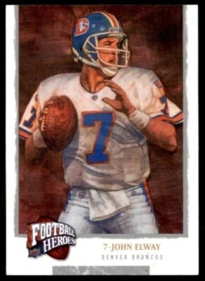 2008 Upper Deck Heroes John Elway Denver Broncos #231 - Image 1 of 2