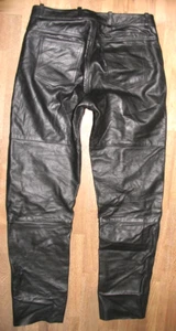 " BÜSE " Herren- LEDERJEANS / Motorrad - Lederhose in schwarz ca. W35"/ L35" - Bild 1 von 4