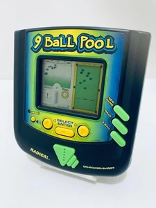 Reloj Juego Radica 9 Ball Pool LCD LSI Nintendo Retro Probado - Imagen 1 de 8