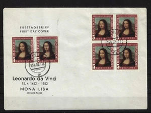 AN753) BRD Nr. 148 Da Vinci FDC Ersttagsbrief Kurzbefund Schlegel BPP Michel 200 - Bild 1 von 3