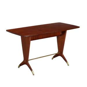 Vintage Center Table Mahogany Italy 1950s - Picture 1 of 7