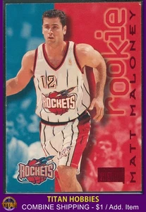1996-97 Skybox Star Rubies RD #221 Matt Maloney RC RUBIES SSP - Picture 1 of 2