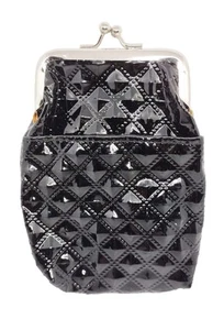 Fujima Brillante Negro Diamante Diseño PVC Suave 100s Cigarrillos Pack Estuche - Imagen 1 de 5