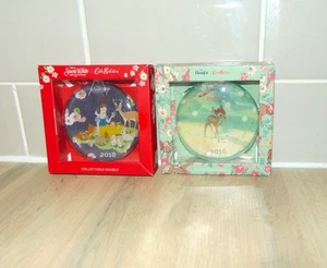 Cath Kidston Disney Snow White and Bambi 2018 Christmas Collectable Bauble - Picture 1 of 10