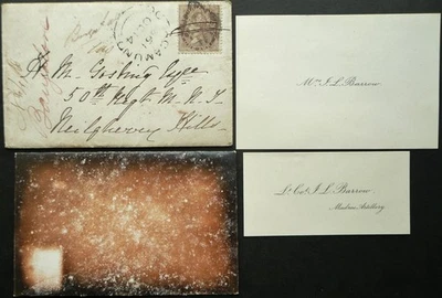 CUBIERTA QV INDIA 1861 + CONTENIDO DE ARTILLERÍA MADRAS DE OOTACAMUND A LAS COLINAS NILGIRI Foto 1 de 3