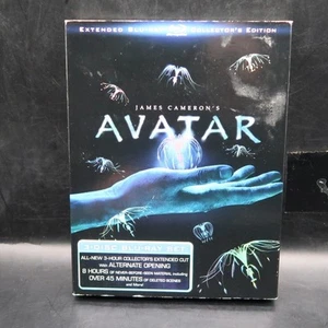 Avatar Extended Collectors Edition Blu-Ray 3 Disc Set 2010 James Cameron Sci Fi - Picture 1 of 11