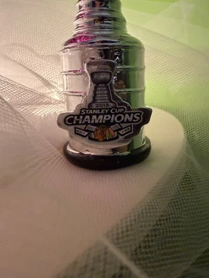 "Chicago Blackhawks 2013 Stanley Cup Trophy Champions adorno de Navidad 4""" Foto 1 de 3