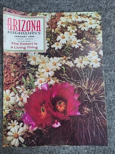 Arizona Highways January 1966 The Desert Is A Living Thing Illustrated - Picture 1 of 5