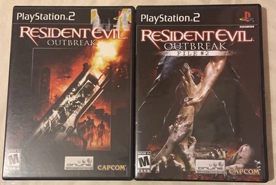 Resident Evil: Outbreak  1 and  File #2 (Sony PlayStation 2) - Image 1 of 4