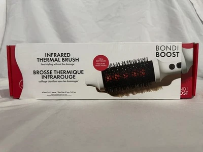 BondiBoost Infrared Thermal Brush - Heated Round Styling Brush - White - Image 1 of 3