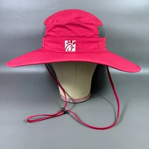 Chick-Fil-A Red Bucket Hat OSFM Team Member Uniform Sun Boonie Floppy Beach Cap - Picture 1 of 16