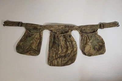 Realtree Wells 3 Pouch Game Bag Waist Belt Size XL Camo Hunting Shooting - Image 1 of 4