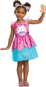 Cakey Cat Costume Official Gabby's Dollhouse Costume Cat Ears Headband Size 4-6 - Picture 1 of 5