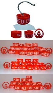 Marca de tamaño, VENTA, reducido, porcentaje, etiqueta de tamaño, pestaña de marketing - Imagen 1 de 7