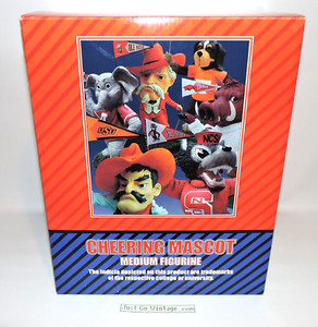 Texas A&M Cheering Mascot College Treasures Medium Figurine Figure RARE 2003 NIB