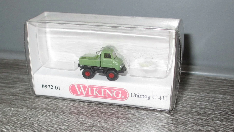 Wiking N 097201, Unimog U 411, hellgrün, Spur N,1:160 - Bild 1 von 1