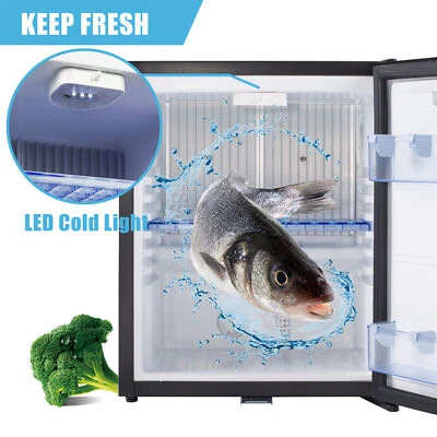 Smad 28L 12V/220V mini réfrigérateur avec serrure RV Camping en plein air