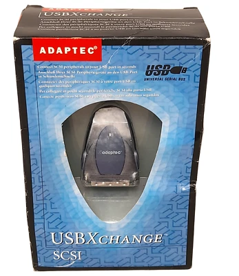 Nuovo adattatore Adaptec USBXchange SCSI a USB per collegare scanner e unità