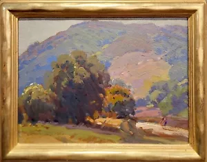Hanson Puthuff - Estudio de la montaña de Santa Mónica en Malibú - Jadeo de aceite - Imagen 1 de 8