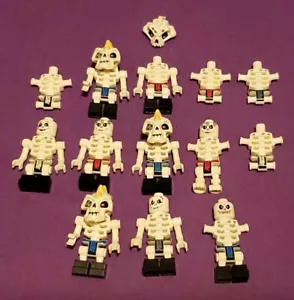 LEGO Ninjago Samukai Skulkin Skeleton Minifigure Lot Nuckal Frakjaw Nuckal Parts - Picture 1 of 12