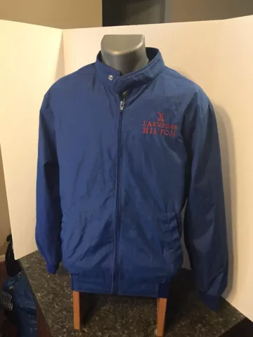 Mike Tyson vs Thomas / Buster Douglas Vs Tucker Jacket May 1987 Blue Poly Large Cover