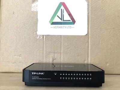 TP-Link TL-SF1024M with No Power Adapter TP-Link 24-Port Fast Ethernet Switch - Image 1 of 4