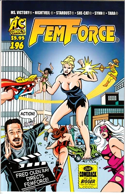 Cómics de Femforce #196 casi nuevo 9,4 AC GGA arte de buena chica difícil de encontrar copia de alta calidad ¡así que CGC IT! Foto 1 de 2